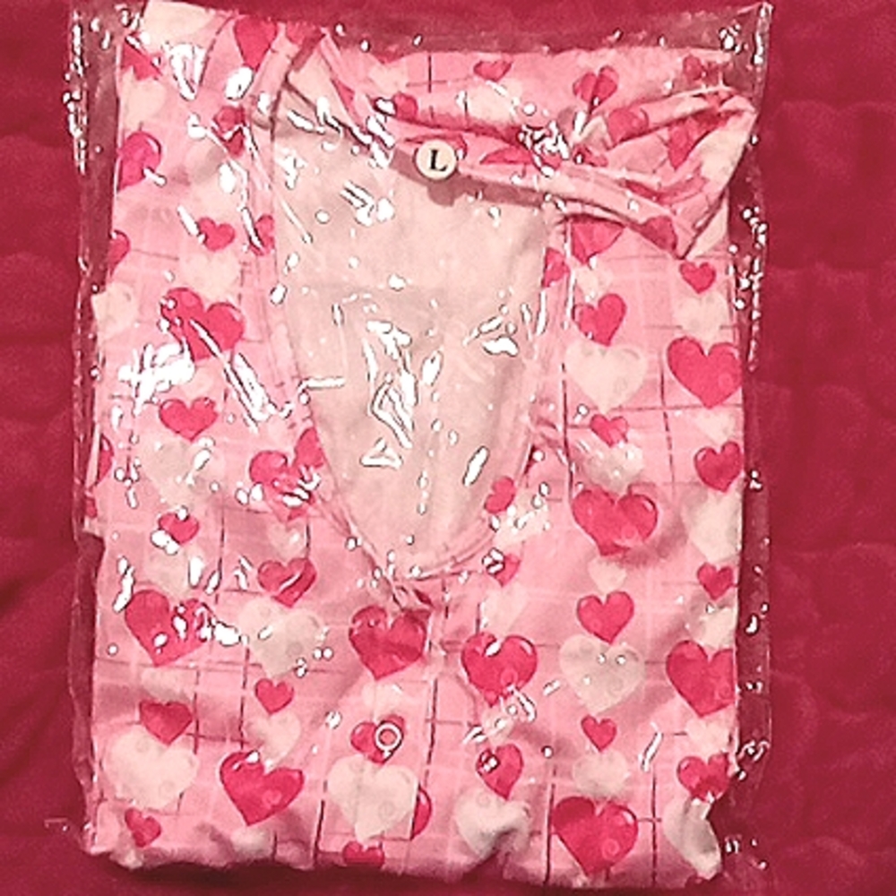 Long sleeve Onesie Pajamas- Heart